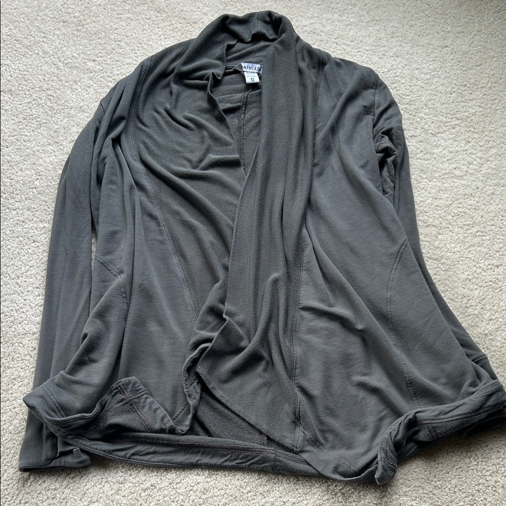 Athleta Heather Gray Cardigan